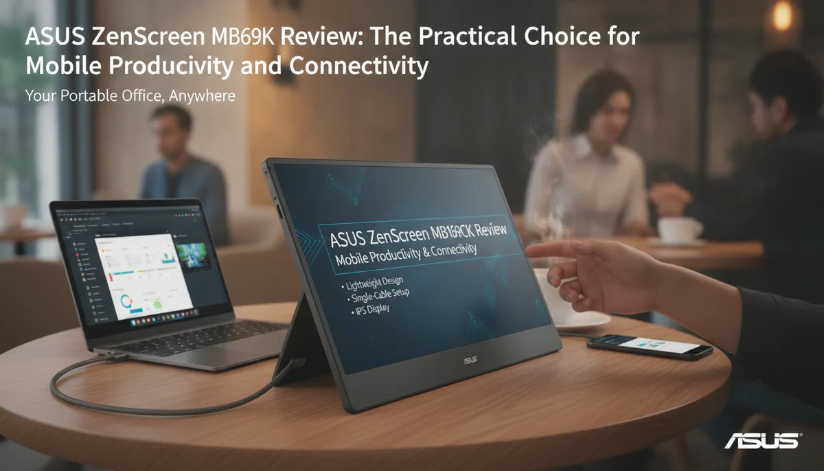ASUS ZenScreen MB169CK Review: The Practical Choice for Mobile Productivity and Connectivity visual summary