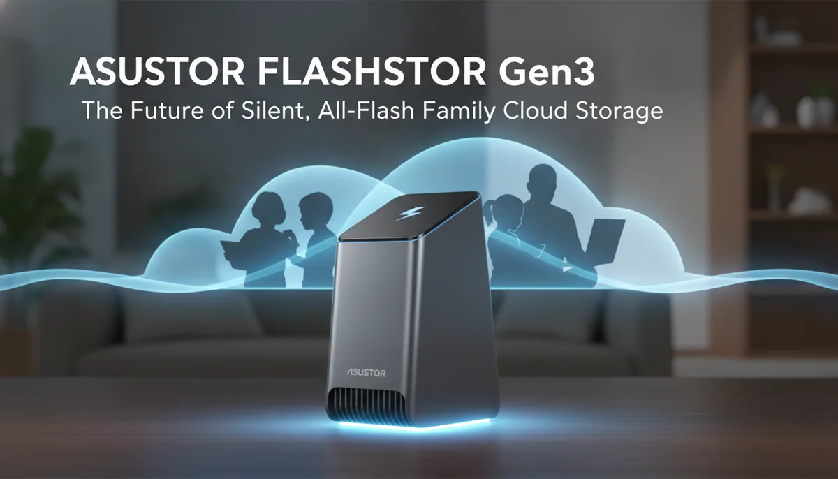 Asustor Flashstor Gen3: The Future of Silent, All-Flash Family Cloud Storage visual summary