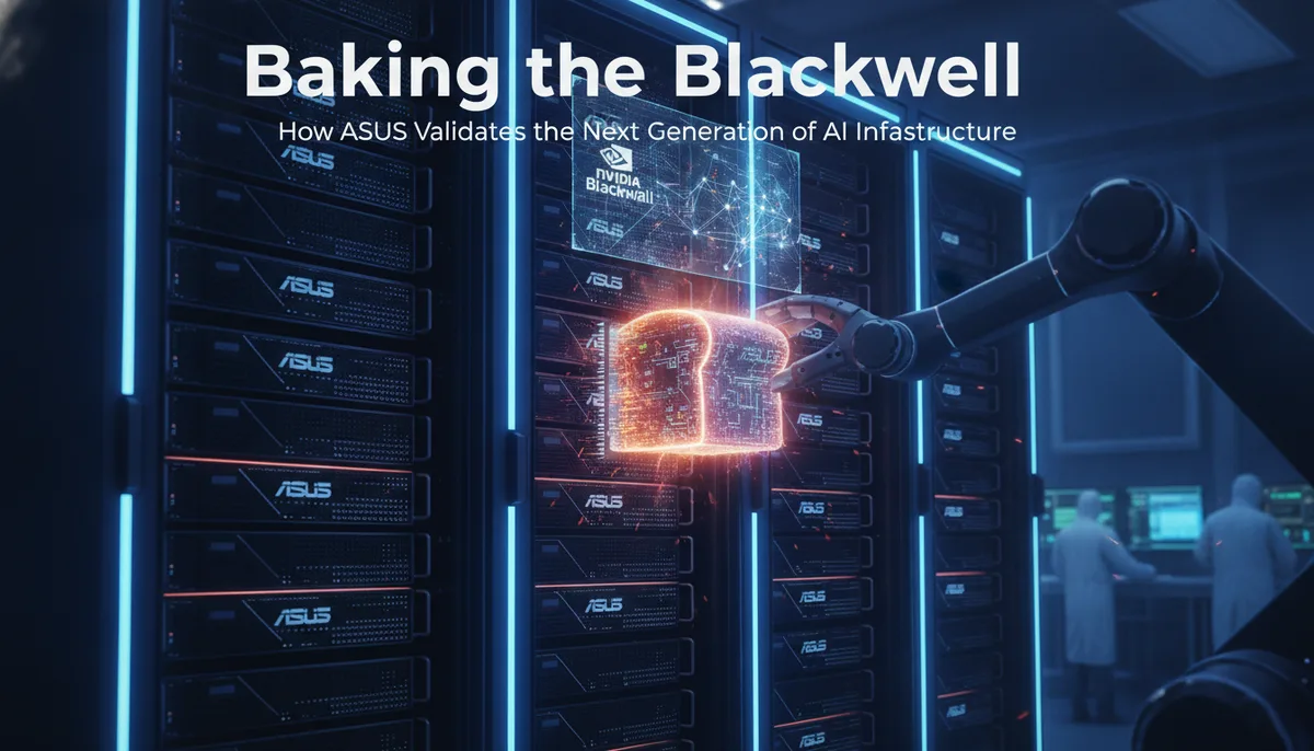 Baking the Blackwell: How ASUS Validates the Next Generation of AI Infrastructure visual summary