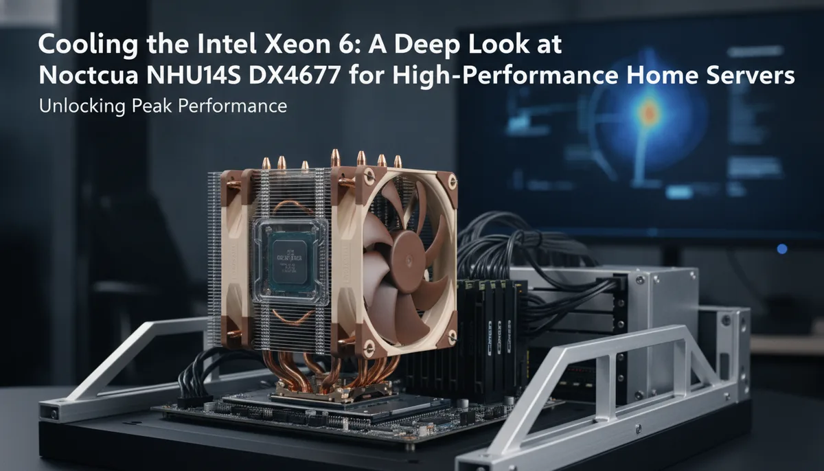 Cooling the Intel Xeon 6: A Deep Look at the Noctua NH-U14S DX4677 for High-Performance Home Servers visual summary