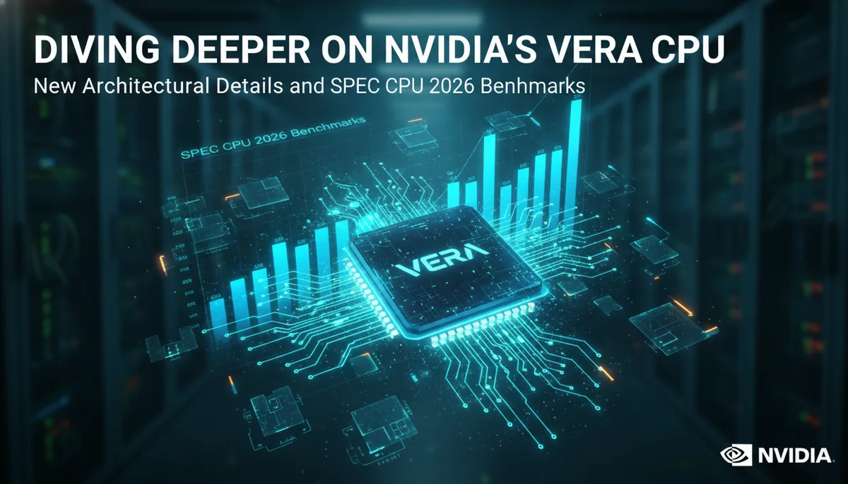 Diving Deeper on NVIDIA’s Vera CPU: New Architectural Details and SPEC CPU 2026 Benchmarks visual summary