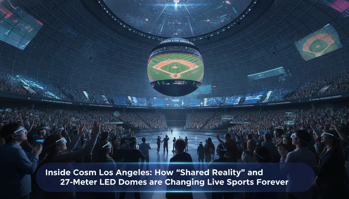 Inside Cosm Los Angeles: How "Shared Reality" and 27-Meter LED Domes are Changing Live Sports Forever visual summary