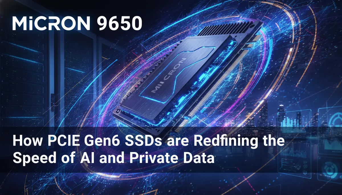 Micron 9650: How PCIe Gen6 SSDs are Redefining the Speed of AI and Private Data visual summary