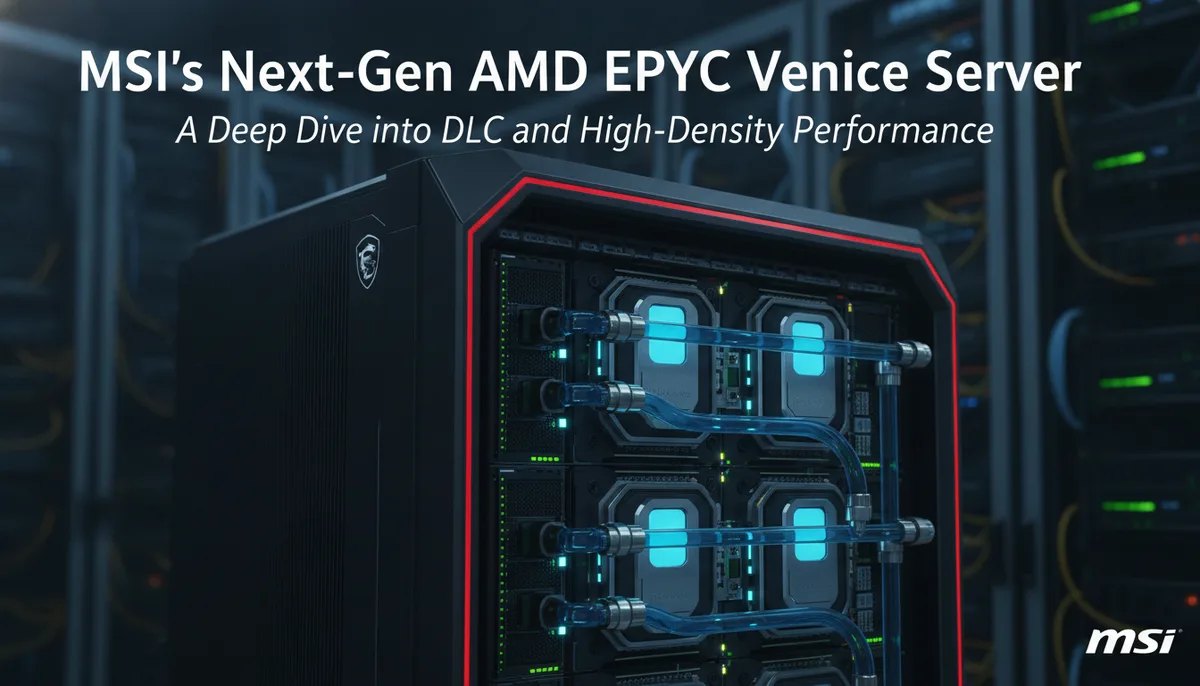 MSI’s Next-Gen AMD EPYC Venice Server: A Deep Dive into DLC and High-Density Performance visual summary