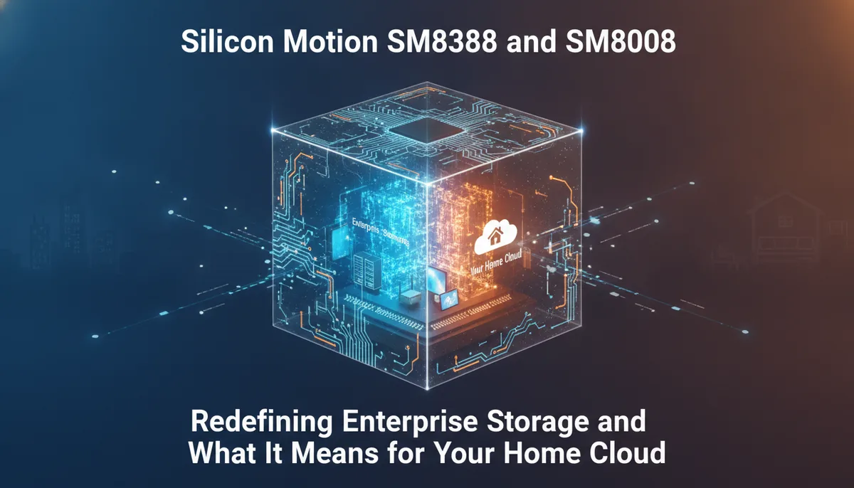 Silicon Motion SM8388 and SM8008: Redefining Enterprise Storage and What It Means for Your Home Cloud visual summary